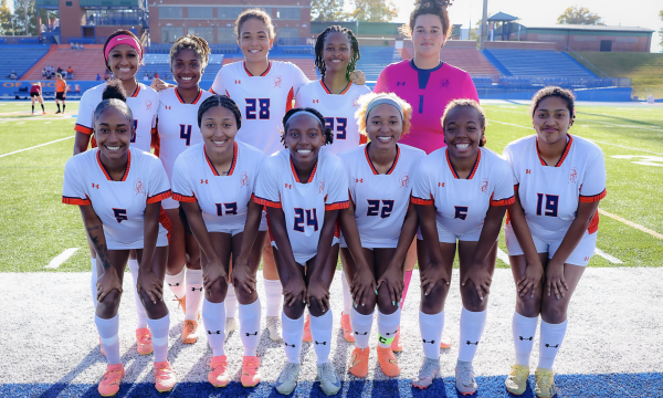 Virginia State University’s starting 11 against Southern Virginia.